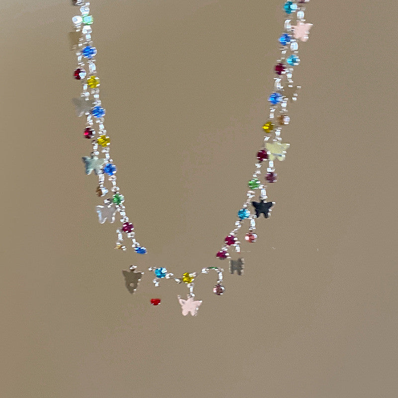 Collana Farfalla Colorata da donna