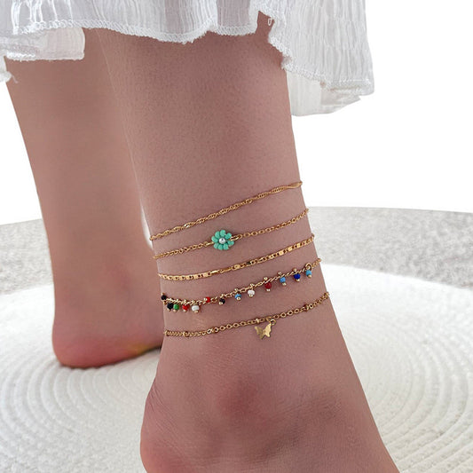 Set cavigliere boho