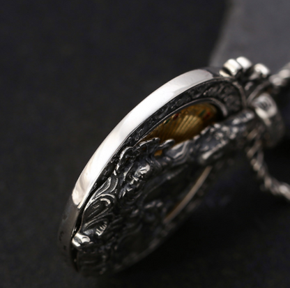 Ciondolo mantra argento