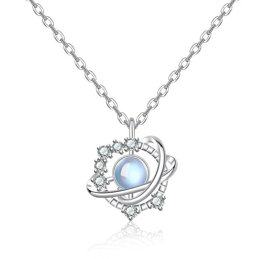 Collana pietra luna pianeta