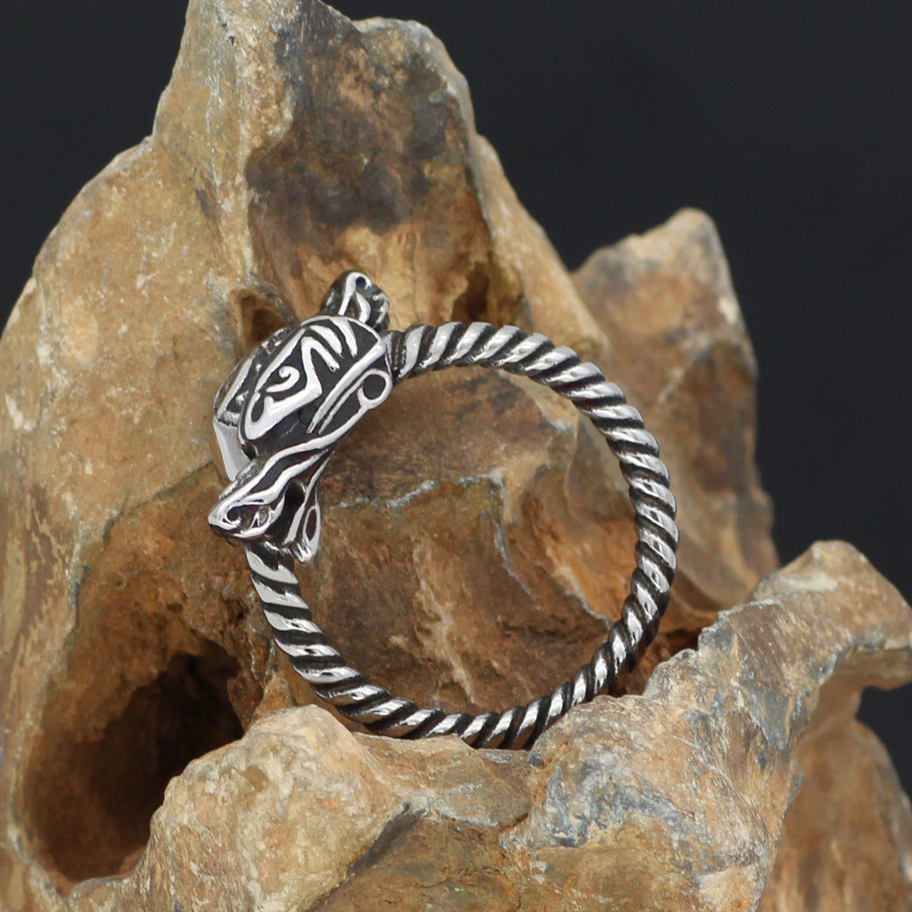 Anello drago vichingo
