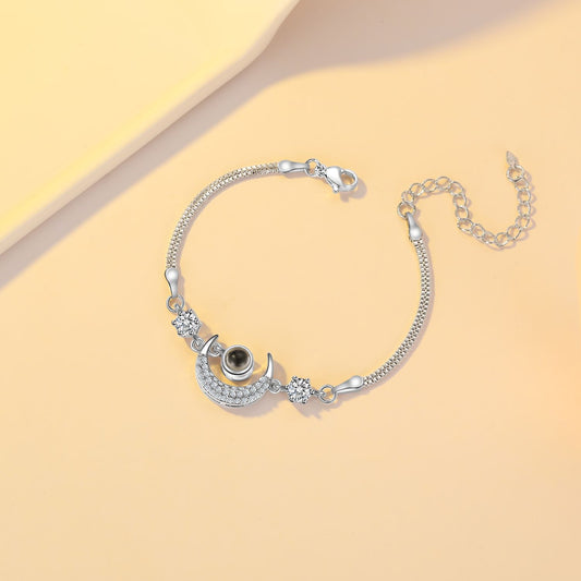 Bracciale luna stelle