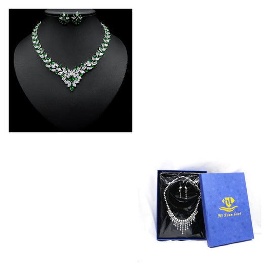 Set fiore zirconi