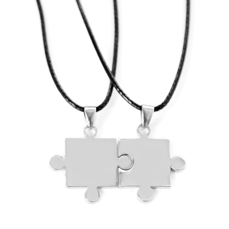 Collana puzzle geometrica