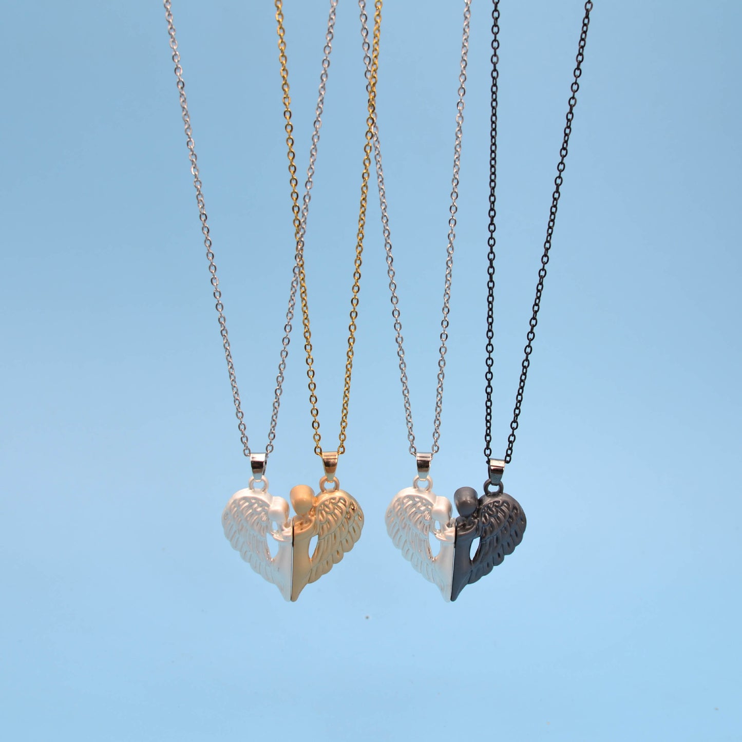 Collana coppia abbraccio