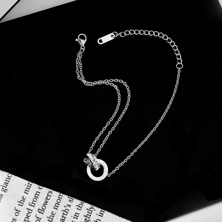 Collana Doppia Titanio