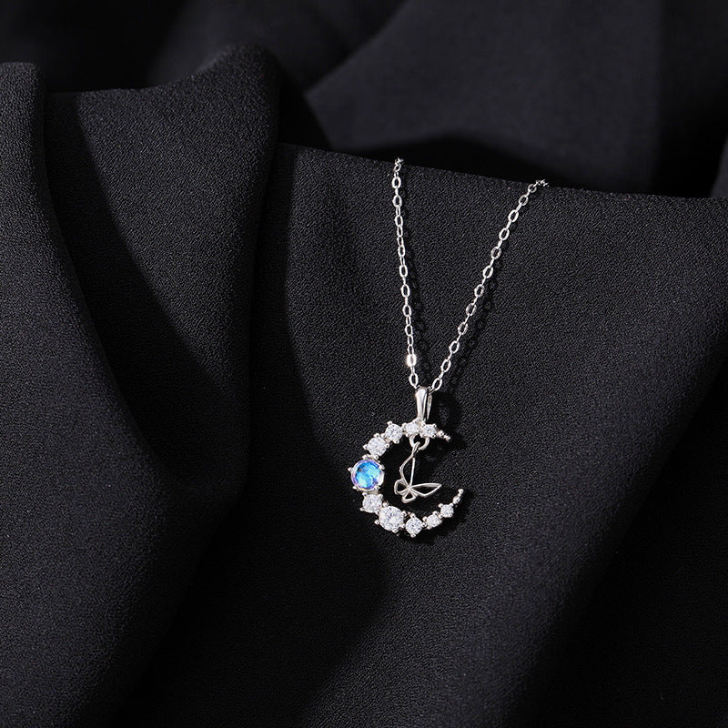 Collana farfalla pietra di luna