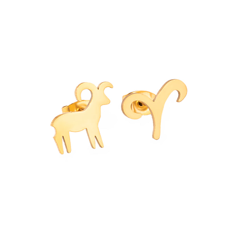 Orecchini asimmetrici zodiacali
