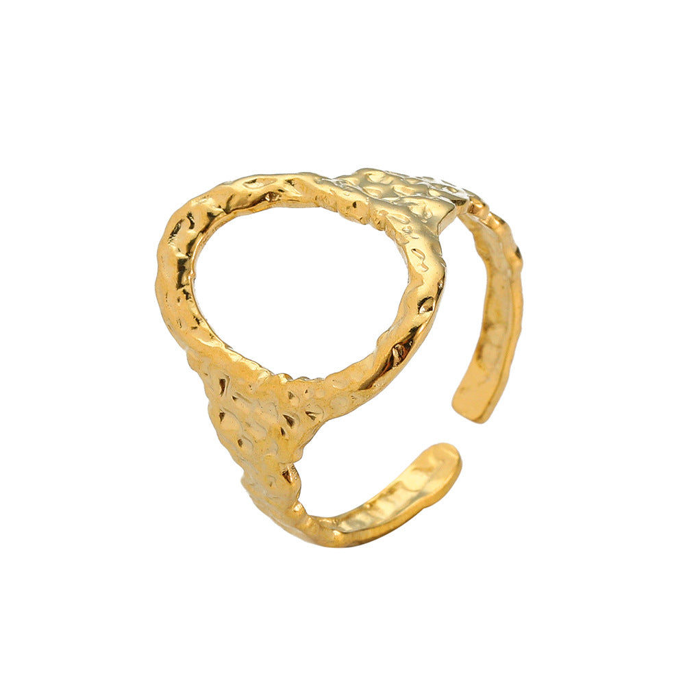 Anello cerchio aperto oro