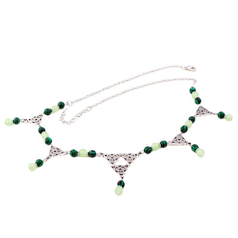 Collana nodo celtico pavone