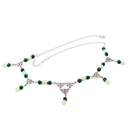 Collana nodo celtico pavone