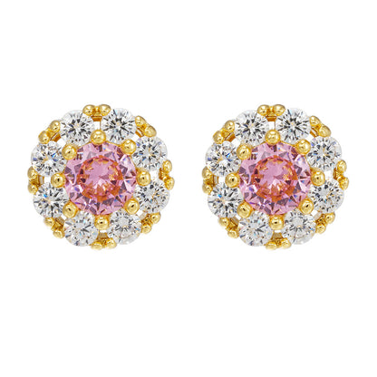 Orecchini argento zircone micro
