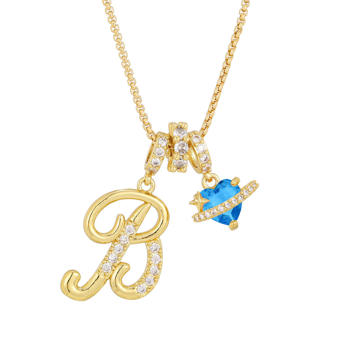Collana lettere alfabeto da bambina