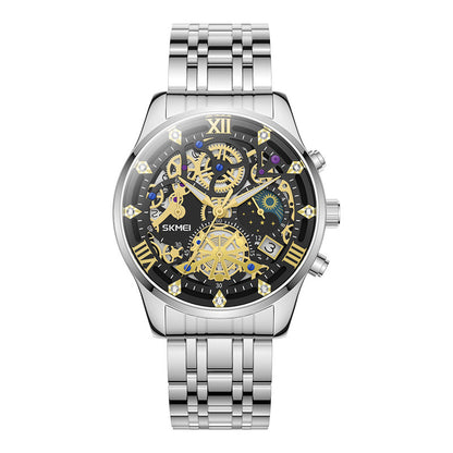 Orologio scheletrato al quarzo da uomo