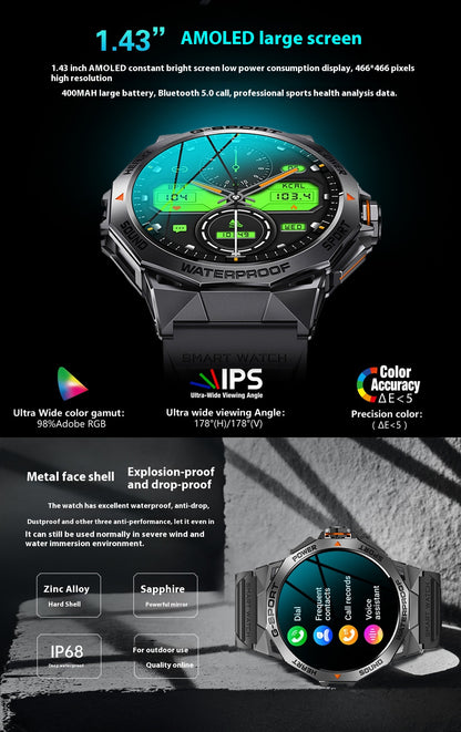 Smartwatch Bluetooth monitoraggio salute