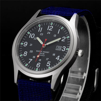 Orologio militare in tessuto