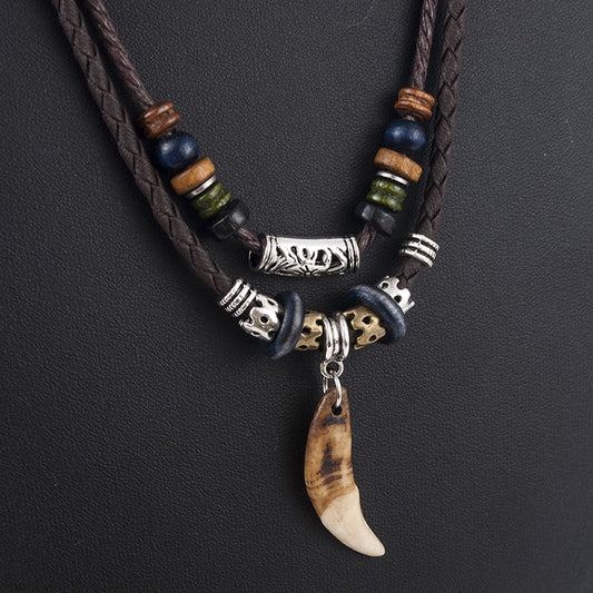 Collana intrecciata luna