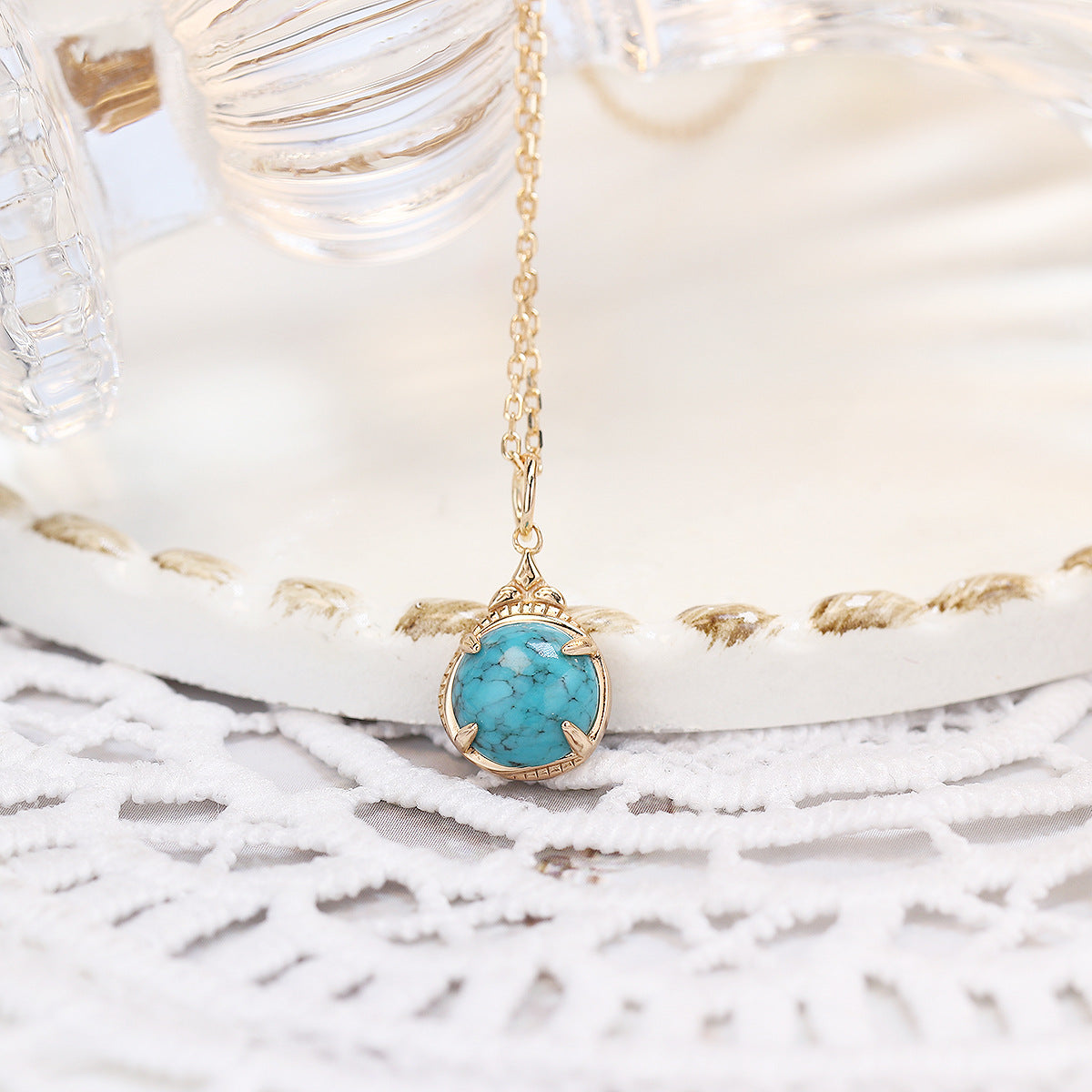 Set collane vintage argento placcato oro
