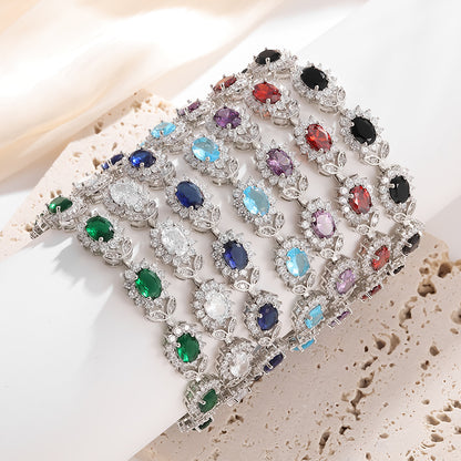 Bracciale zirconi semplice
