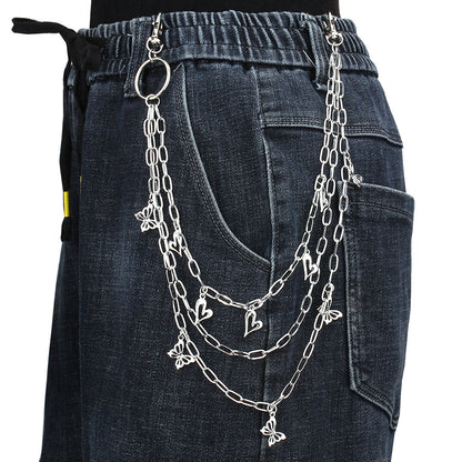 Collana multistrato farfalla