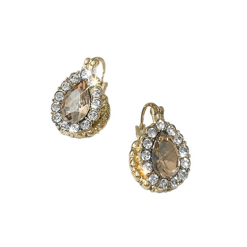 Orecchini a clip strass