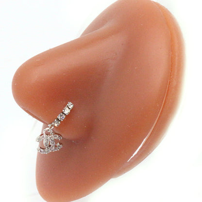 Piercing setto farfalla zirconi