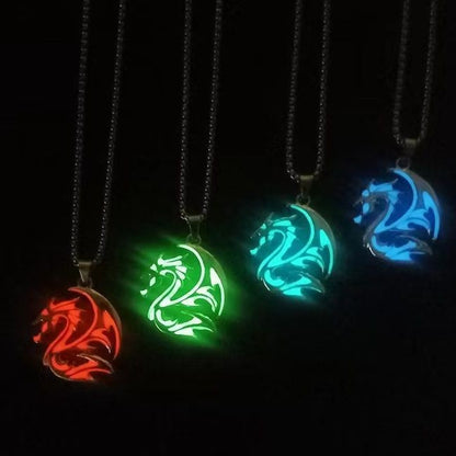 Collana drago luminescente retro
