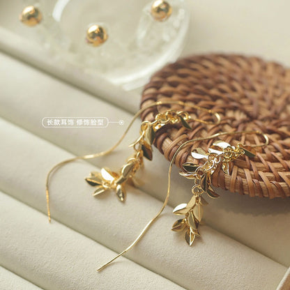 Collana nappa grano dorato