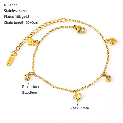 Bracciale con cuori