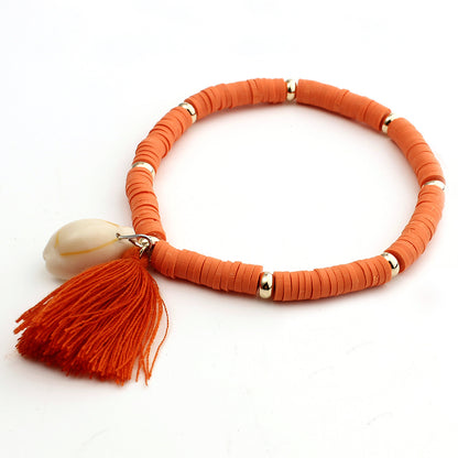 Bracciale bohemien arcobaleno