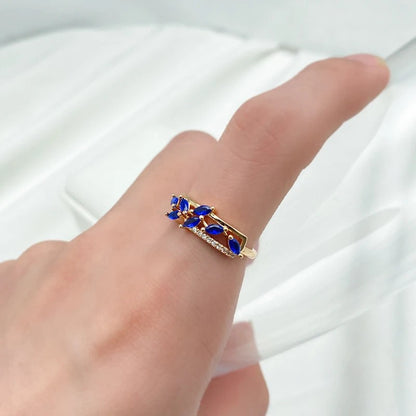 Anello zircone a bocciolo