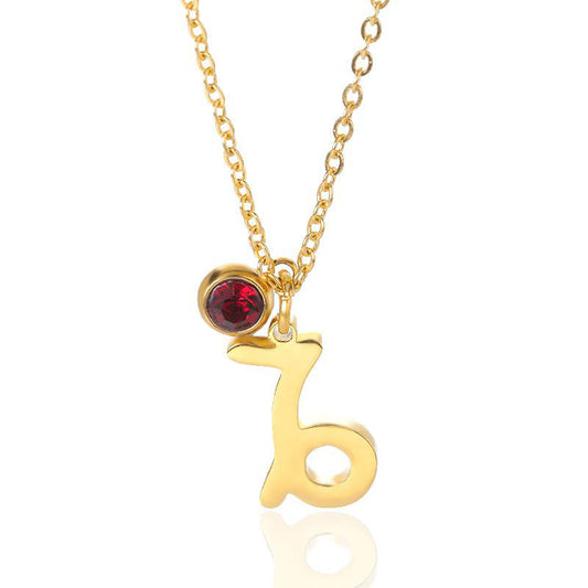 Collana zodiaco e pietra di nascita