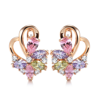 Clip orecchio multicolore