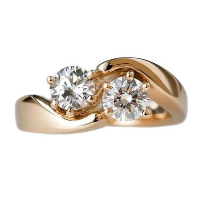 Anello Zircone in Oro