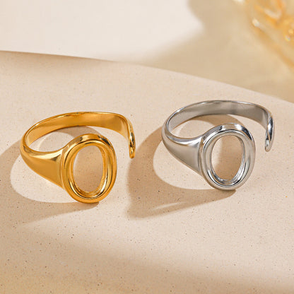 Anello ovale regolabile