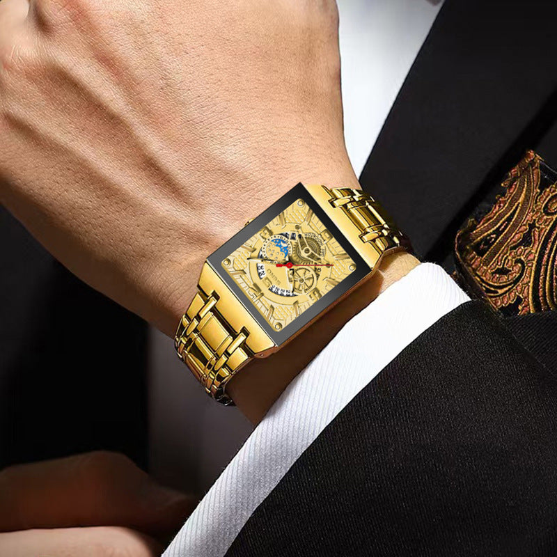 Orologio impermeabile quarzo luminescente