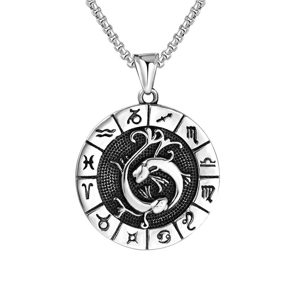 Collana segni zodiacali acciaio inossidabile