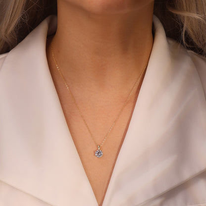 Collana moissanite sei artigli