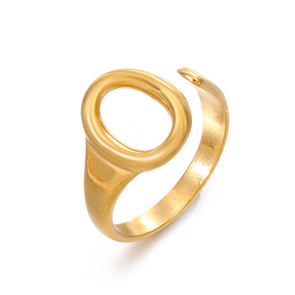 Anello ovale regolabile