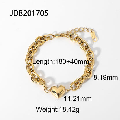 Bracciale catena titanio