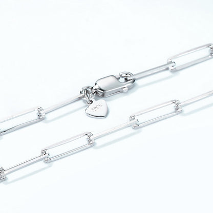 Collana argento maglia spessa