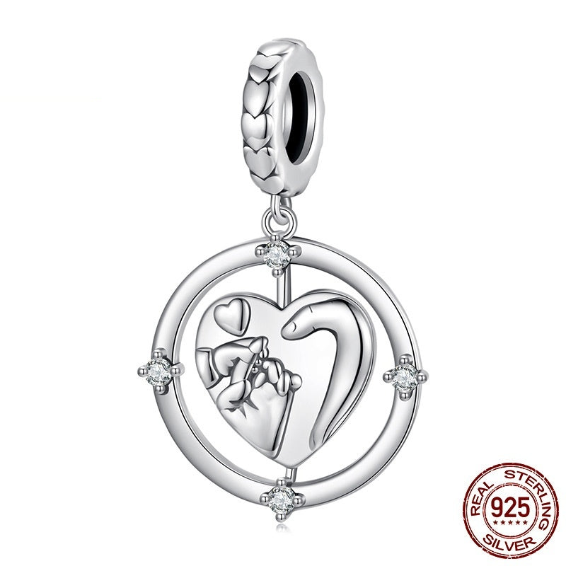 Collana tre cuori argento