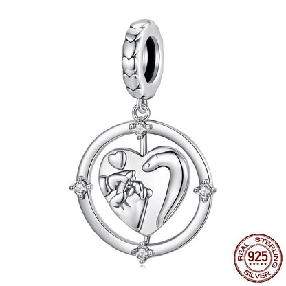 Collana tre cuori argento