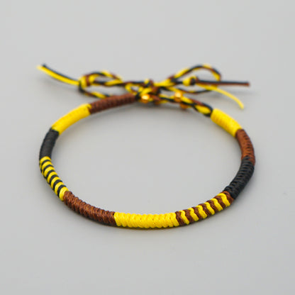 Bracciale natalizio corda