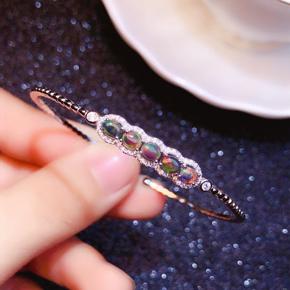 Bracciale opale nero