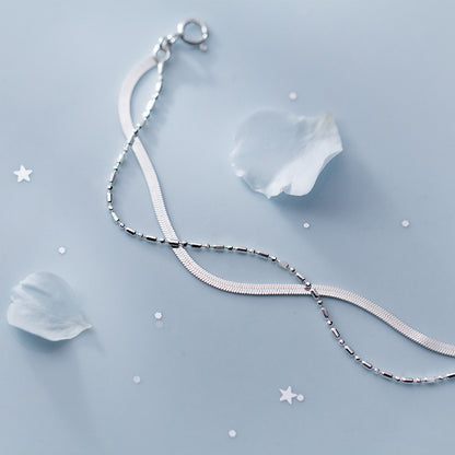 Bracciale doppio strato stile giapponese