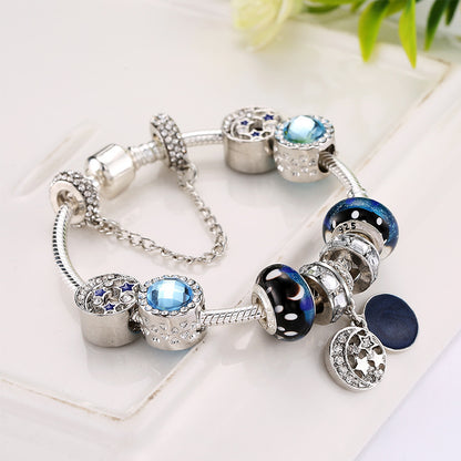 Bracciale perline cielo stellato