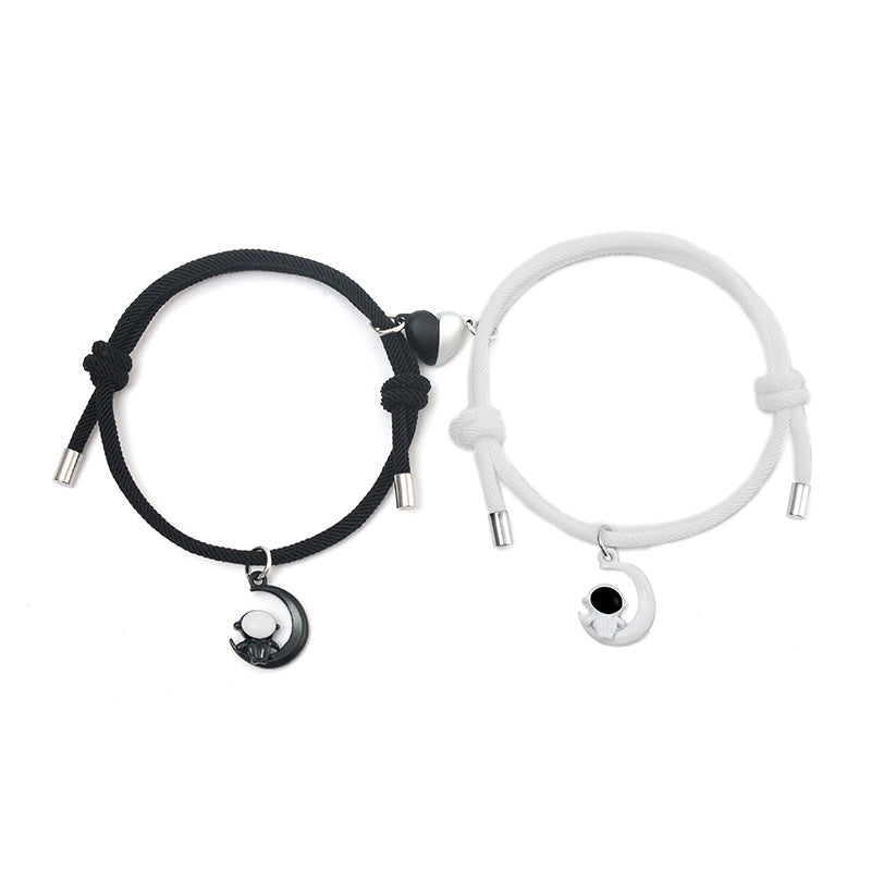 Bracciale coppia magnete astronauta