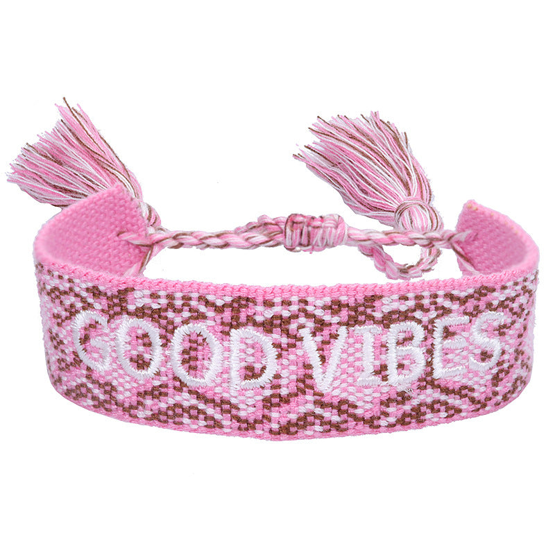 Bracciale coppia con ricamo