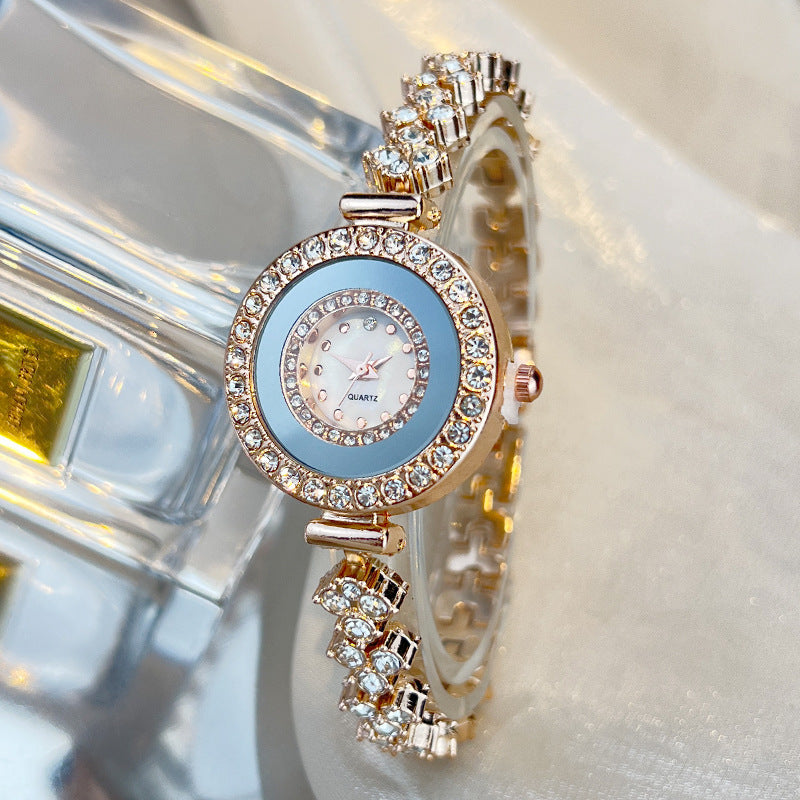 Orologio al quarzo con strass cristallo